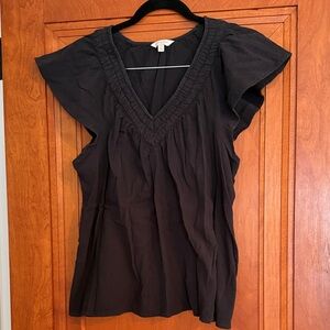 Lucky Brand flowy 100% cotton top